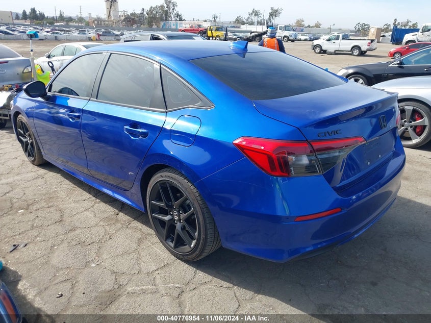 VIN 2HGFE2F52NH521462 2022 HONDA CIVIC SPORT