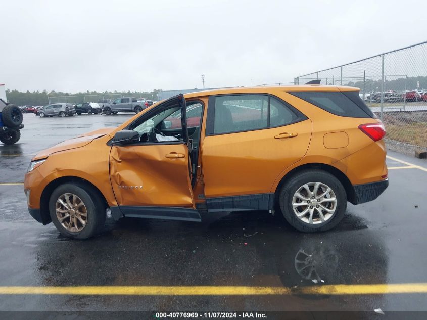 2018 Chevrolet Equinox Ls VIN: 2GNAXHEV3J6341833 Lot: 40776969