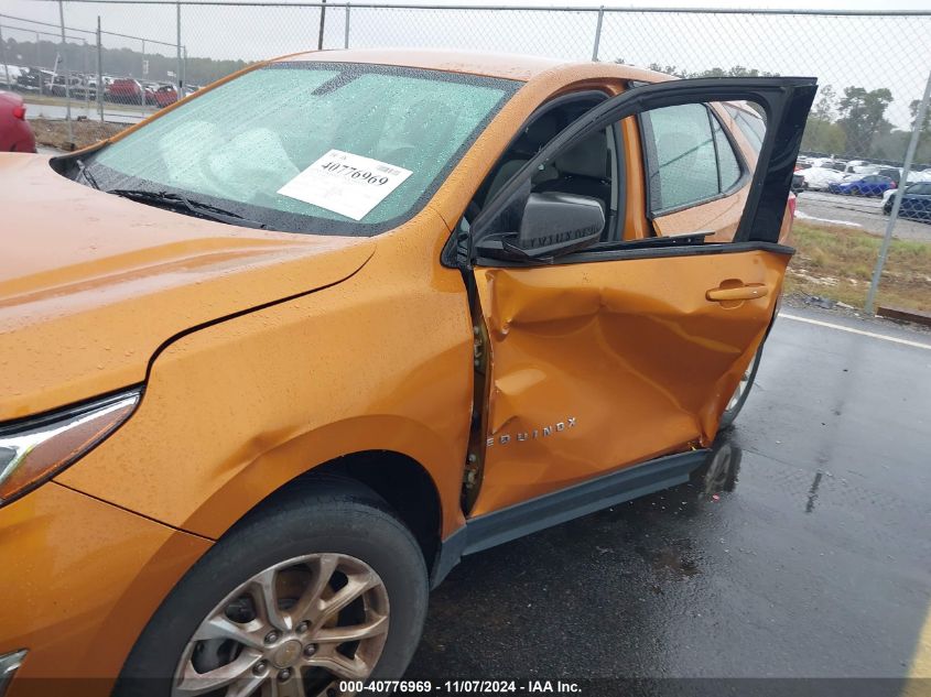 2018 Chevrolet Equinox Ls VIN: 2GNAXHEV3J6341833 Lot: 40776969