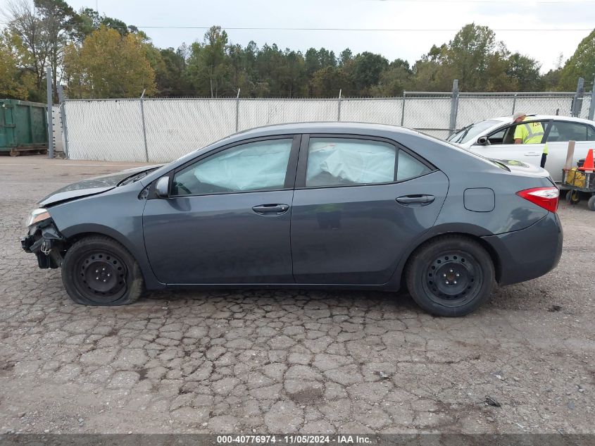 2015 Toyota Corolla Le VIN: 5YFBURHEXFP212131 Lot: 40776974