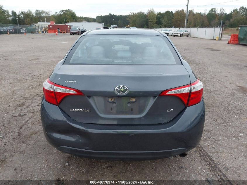 2015 Toyota Corolla Le VIN: 5YFBURHEXFP212131 Lot: 40776974