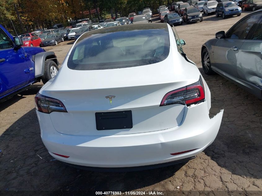 2023 Tesla Model 3 Rear-Wheel Drive VIN: 5YJ3E1EA5PF546696 Lot: 40776983