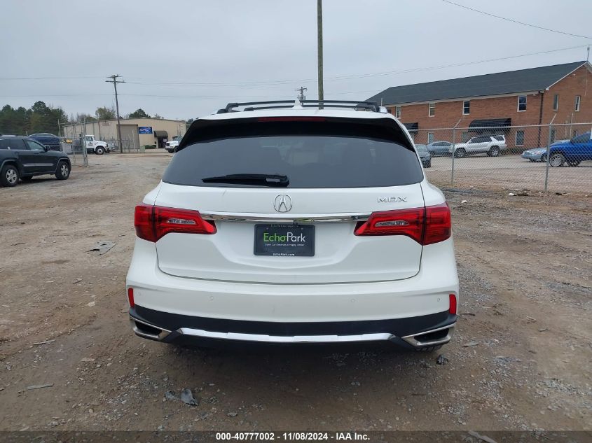 2019 Acura Mdx Tech Pkg VIN: 5J8YD3H56KL001844 Lot: 40777002