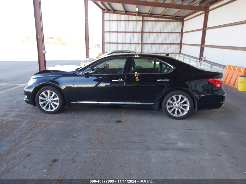 2010 Lexus Ls 460 VIN: JTHCL5EF4A5008166 Lot: 40777009