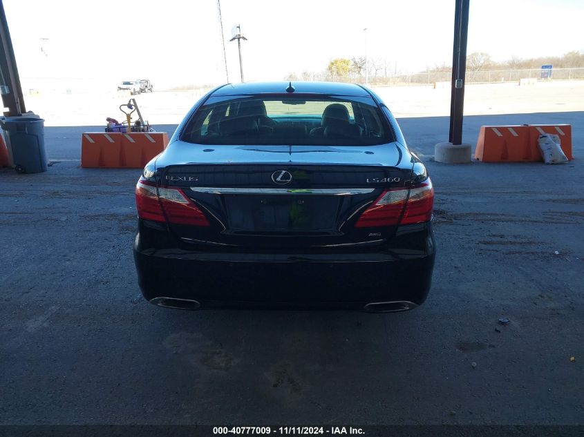 2010 Lexus Ls 460 VIN: JTHCL5EF4A5008166 Lot: 40777009