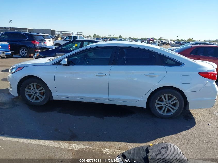 2015 Hyundai Sonata Se VIN: 5NPE24AF3FH097751 Lot: 40777031