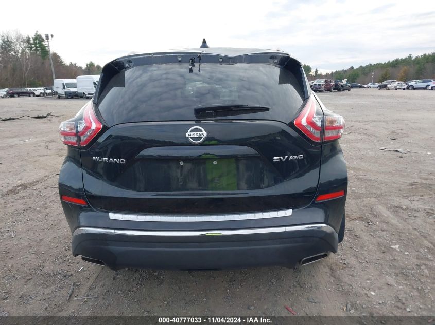 2018 Nissan Murano Sv VIN: 5N1AZ2MH3JN183089 Lot: 40777033