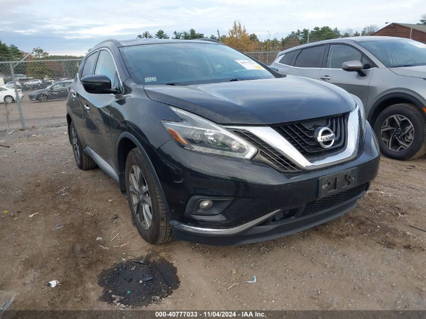 VIN 5N1AZ2MH3JN183089 2018 Nissan Murano, SV no.1