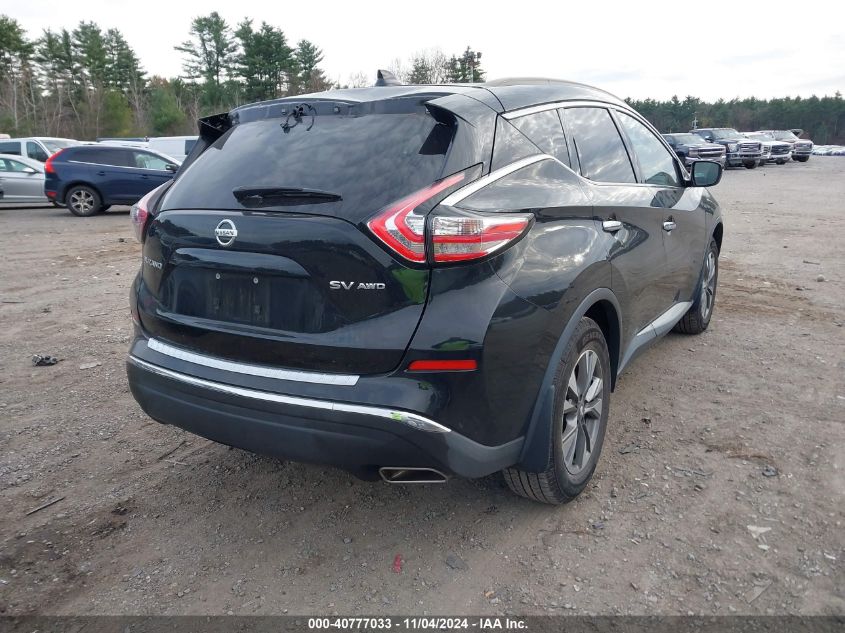 VIN 5N1AZ2MH3JN183089 2018 Nissan Murano, SV no.4