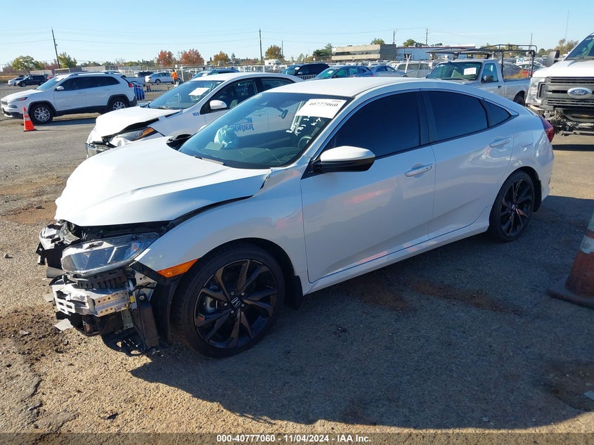 VIN 19XFC2F89KE205854 2019 HONDA CIVIC SPORT
