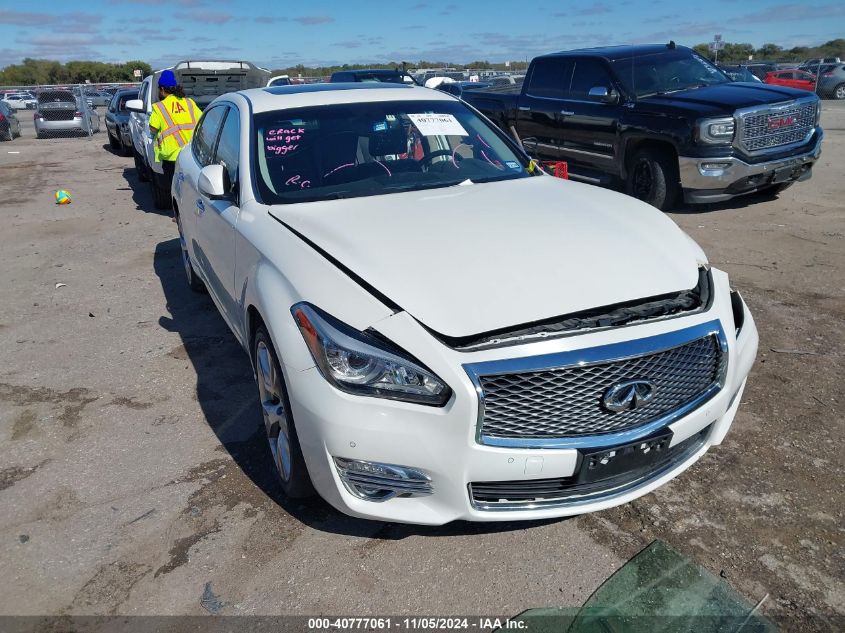 2018 Infiniti Q70L 3.7X Luxe VIN: JN1BY1PRXJM370140 Lot: 40777061