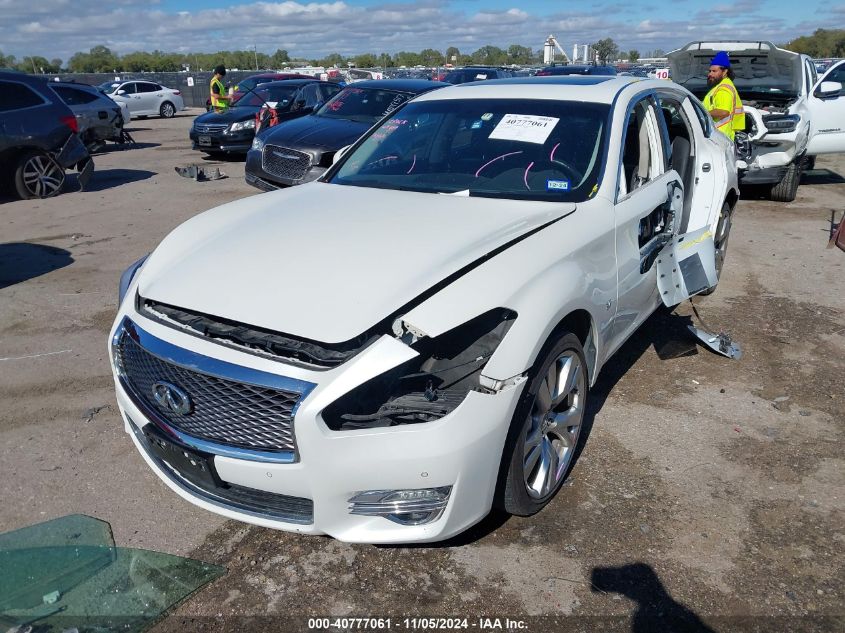 2018 Infiniti Q70L 3.7X Luxe VIN: JN1BY1PRXJM370140 Lot: 40777061