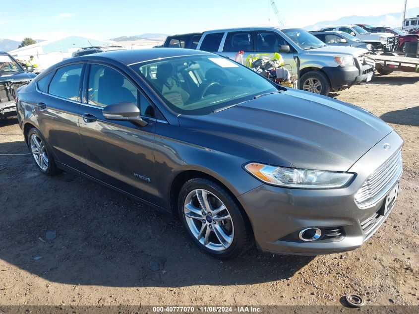 2016 Ford Fusion, Hybrid SE