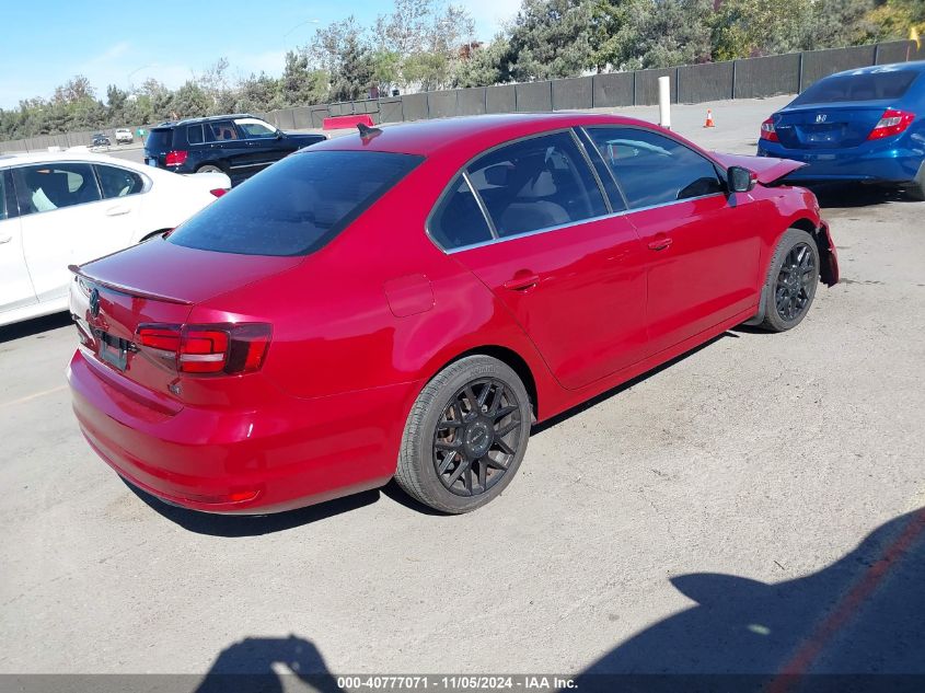 2017 Volkswagen Jetta 1.4T Se VIN: 3VWDB7AJ3HM340485 Lot: 40777071