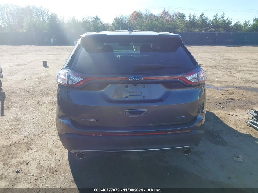 2017 Ford Edge Sel VIN: 2FMPK3J82HBC60789 Lot: 40777079