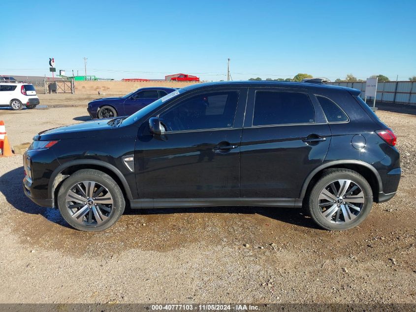 2020 Mitsubishi Outlander Sport 2.0 Es VIN: JA4AP3AU0LU008531 Lot: 40777103