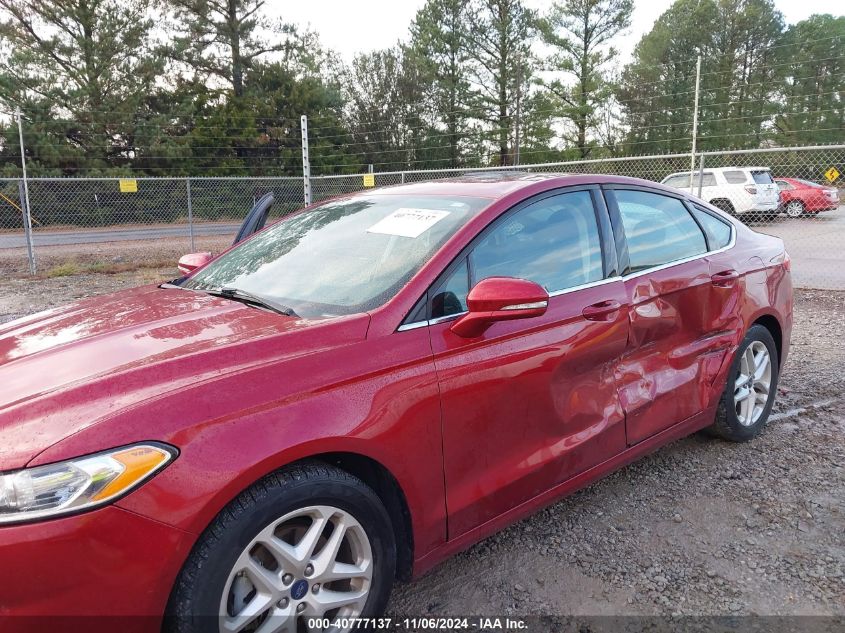 2014 Ford Fusion Se VIN: 3FA6P0HDXER162003 Lot: 40777137