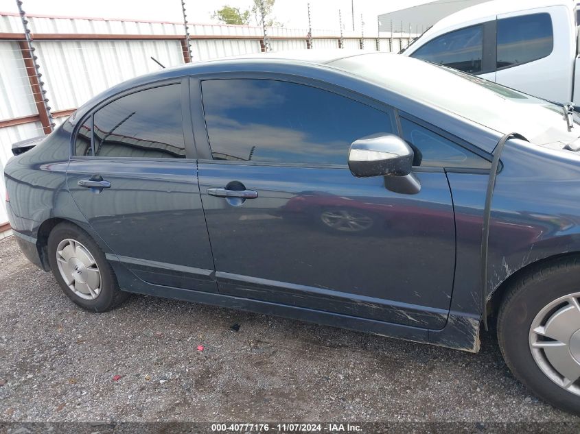 2010 Honda Civic Hybrid VIN: JHMFA3F29AS003257 Lot: 40777176