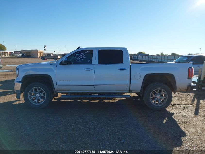 2018 GMC Sierra 1500 Slt VIN: 3GTU2NEJ7JG620125 Lot: 40777185