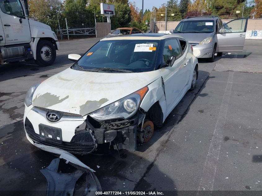 2016 Hyundai Veloster VIN: KMHTC6ADXGU249056 Lot: 40777204