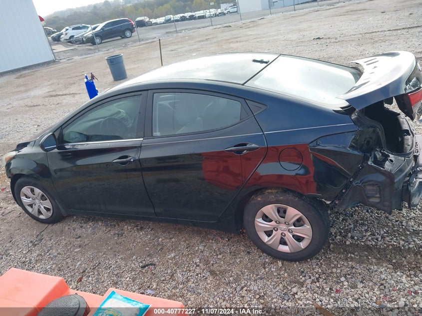 2016 HYUNDAI ELANTRA SE - 5NPDH4AEXGH746030