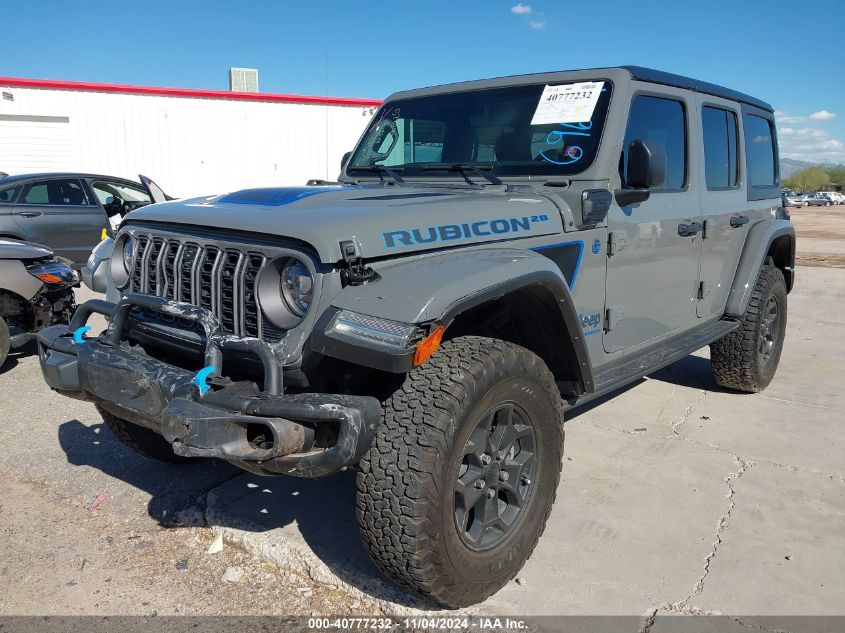 2023 Jeep Wrangler 4Xe Rubicon 20Th Anniversary 4X4 VIN: 1C4JJXR65PW696881 Lot: 40777232