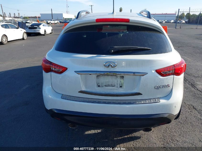 2017 Infiniti Qx70 VIN: JN8CS1MW1HM410648 Lot: 40777239