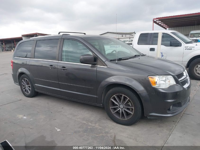 2017 Dodge Grand Caravan Sxt VIN: 2C4RDGCGXHR724406 Lot: 40777263