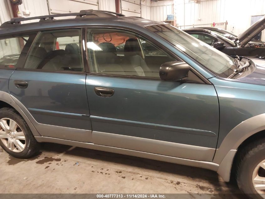 2005 Subaru Outback 2.5I VIN: 4S4BP61C157361182 Lot: 40777313