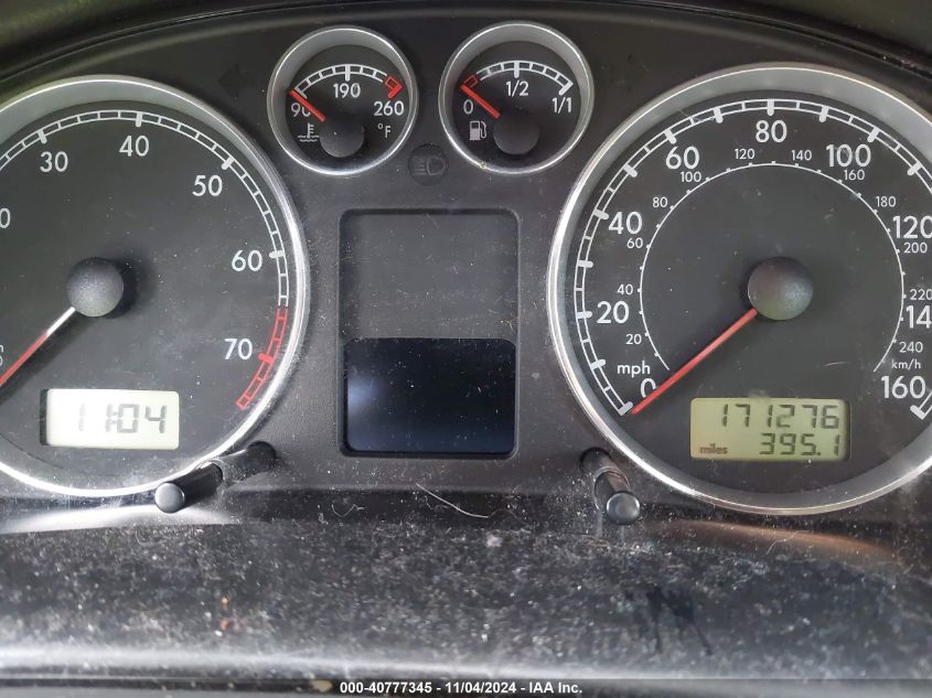 2003 Volkswagen Passat Glx VIN: WVWYH63B93E460650 Lot: 40777345