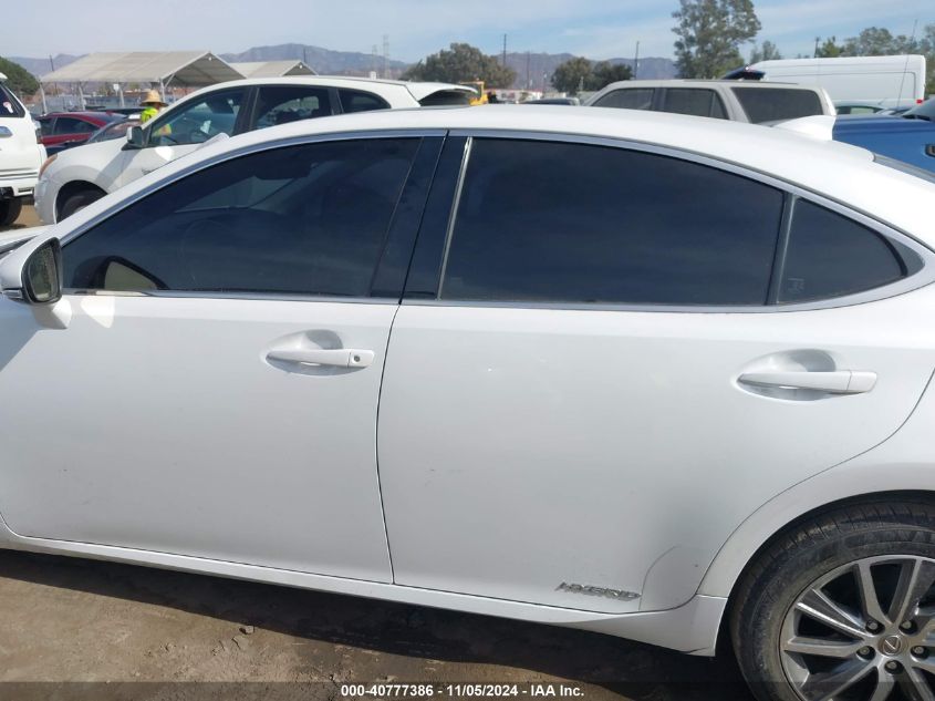 2016 Lexus Es 300H VIN: JTHBW1GG8G2121873 Lot: 40777386