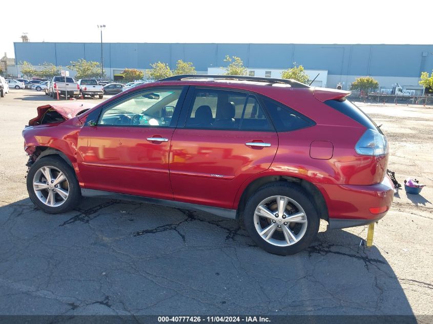 2008 Lexus Rx 400H VIN: JTJGW31U982006876 Lot: 40777426