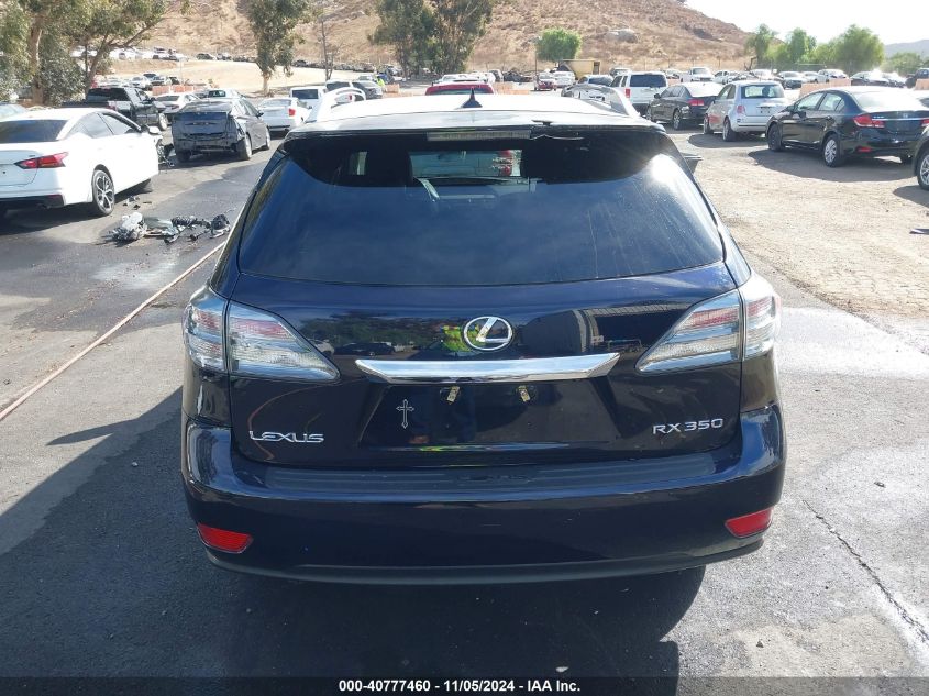 2010 Lexus Rx 350 VIN: JTJZK1BA7A2403599 Lot: 40777460