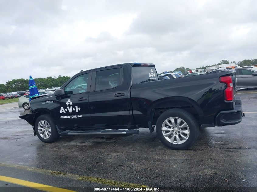 2021 Chevrolet Silverado 1500 2Wd Short Bed Custom VIN: 3GCPWBEK8MG421758 Lot: 40777464