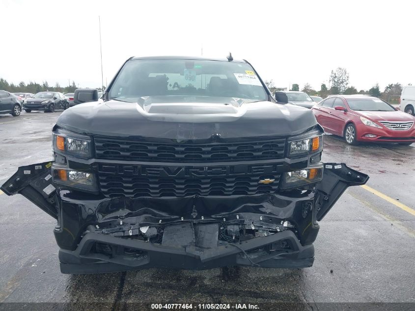 2021 Chevrolet Silverado 1500 2Wd Short Bed Custom VIN: 3GCPWBEK8MG421758 Lot: 40777464