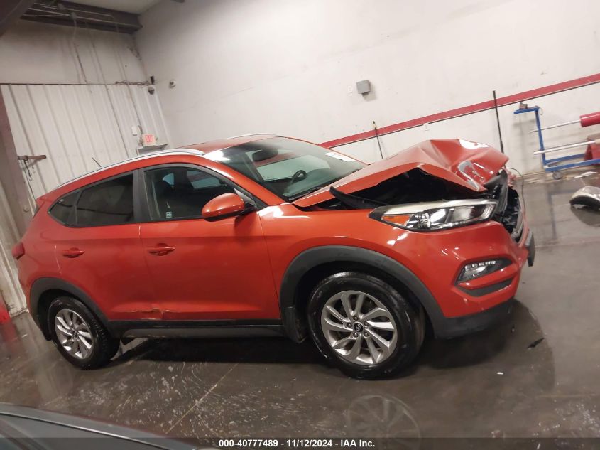 2016 Hyundai Tucson Se VIN: KM8J3CA45GU210915 Lot: 40777489