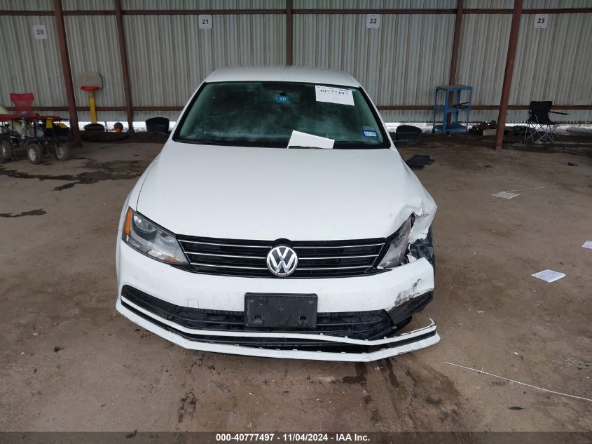 2016 Volkswagen Jetta 1.4T S VIN: 3VW167AJ1GM279370 Lot: 40777497