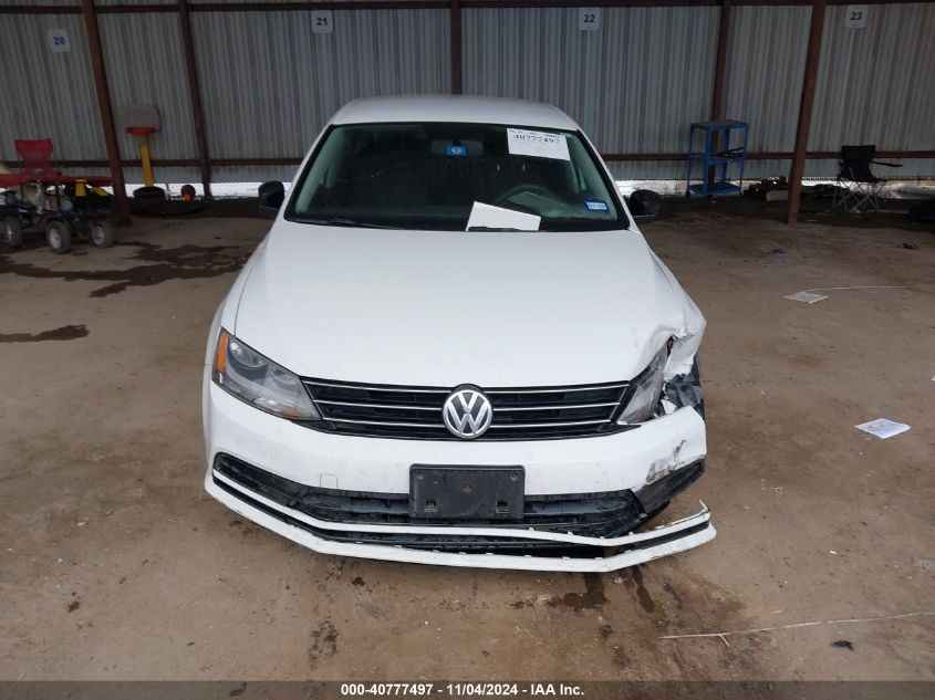 2016 Volkswagen Jetta 1.4T S VIN: 3VW167AJ1GM279370 Lot: 40777497