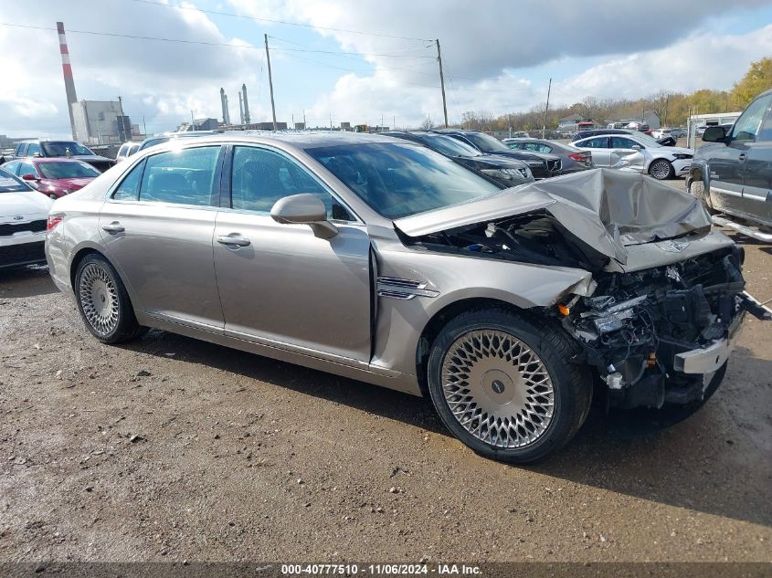 2020 Genesis G90 3.3T Premium Awd VIN: KMTF34PA0LU081023 Lot: 40777510