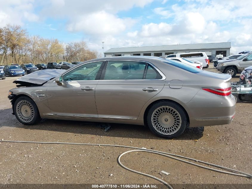 2020 Genesis G90 3.3T Premium Awd VIN: KMTF34PA0LU081023 Lot: 40777510