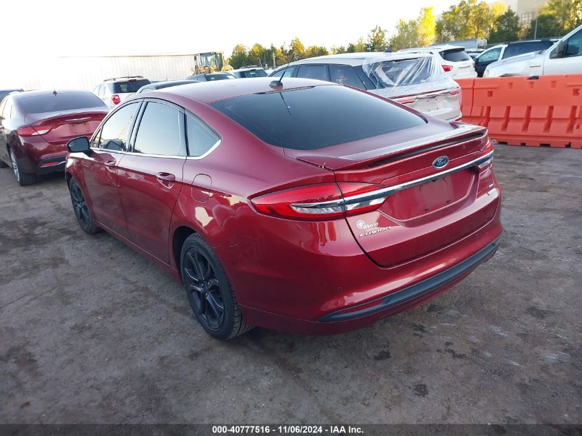 2018 Ford Fusion Se VIN: 3FA6P0HD1JR245765 Lot: 40777516