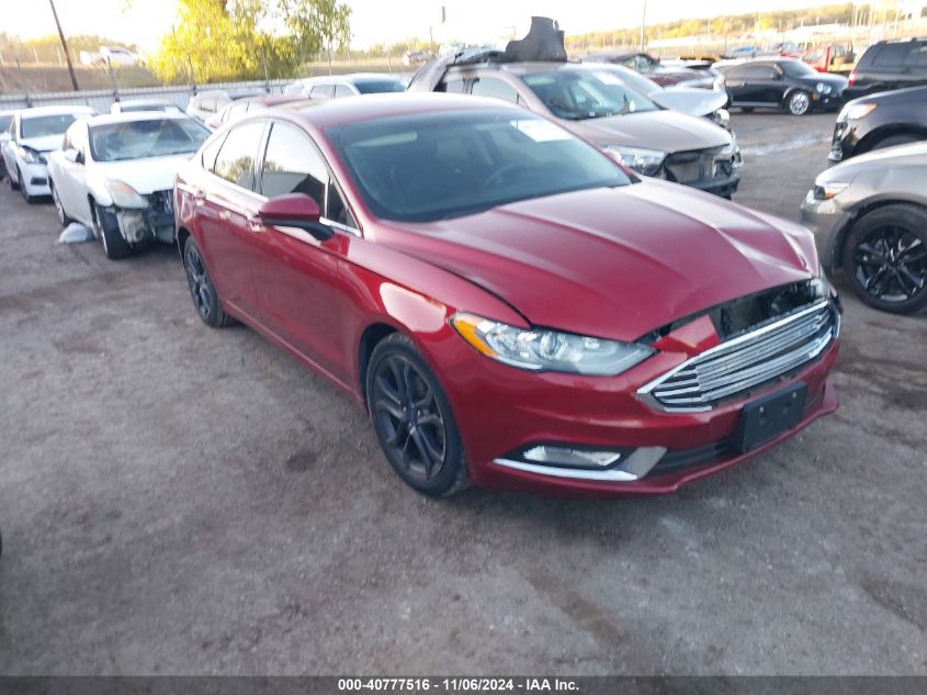 2018 Ford Fusion Se VIN: 3FA6P0HD1JR245765 Lot: 40777516