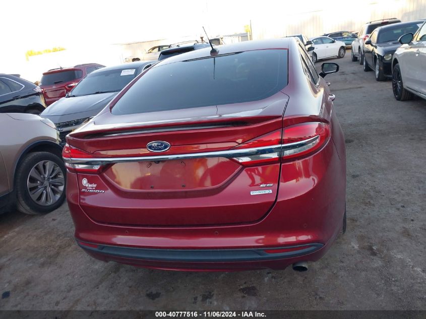 2018 Ford Fusion Se VIN: 3FA6P0HD1JR245765 Lot: 40777516