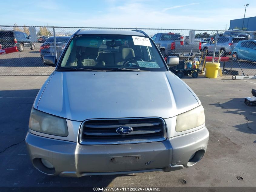 2003 Subaru Forester Xs VIN: JF1SG65673G715640 Lot: 40777554