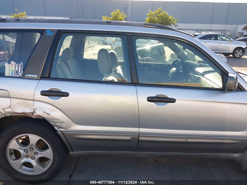 2003 Subaru Forester Xs VIN: JF1SG65673G715640 Lot: 40777554