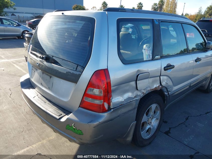 2003 Subaru Forester Xs VIN: JF1SG65673G715640 Lot: 40777554