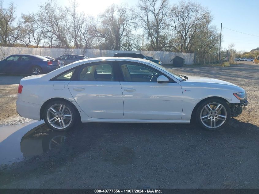 2012 Audi A6 3.0 Premium VIN: WAUHGAFC3CN146323 Lot: 40777556