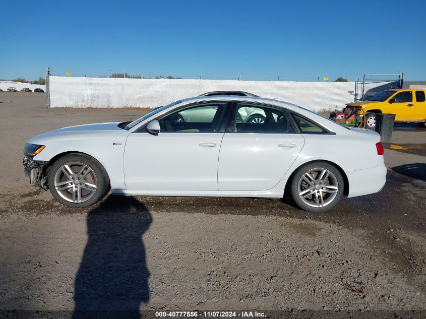 2012 Audi A6 3.0 Premium VIN: WAUHGAFC3CN146323 Lot: 40777556