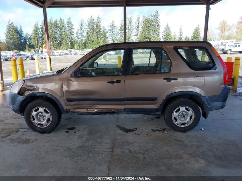 2002 Honda Cr-V Lx VIN: JHLRD68572C019969 Lot: 40777562