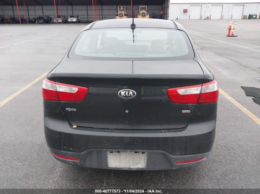 2015 Kia Rio Lx VIN: KNADM4A33F6440786 Lot: 40777573